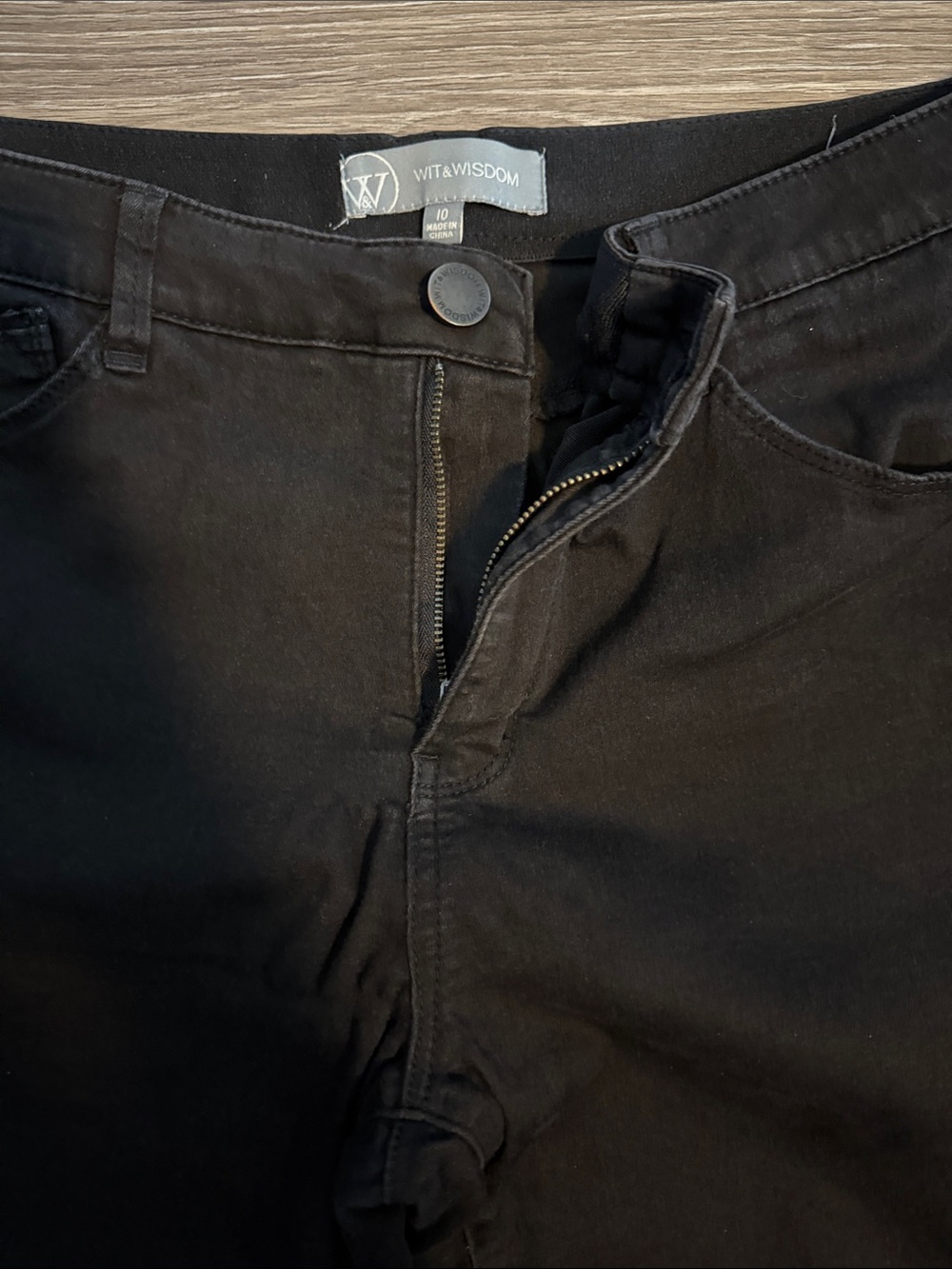 Wit & Wisdom women’s Black Jeans - Classic Slim Fit